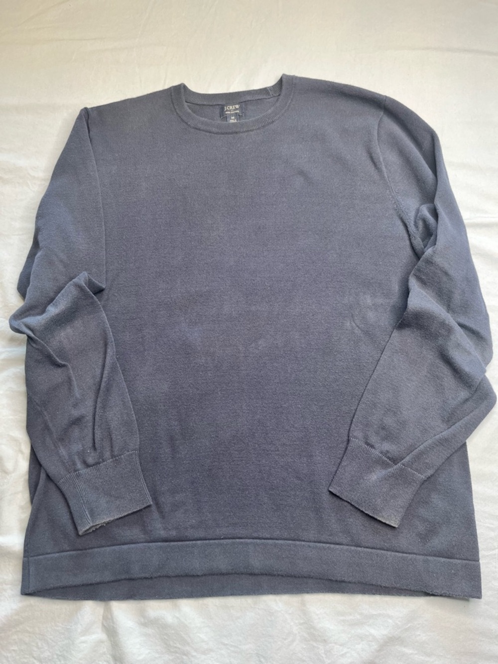 J. Crew Men's Crewneck Sweater in Slate Blue